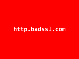http.badssl.com rendered by Sashfold