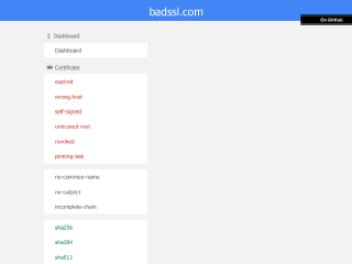 badssl.com rendered by Sashfold