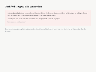 untrusted-root.badssl.com rendered by Sashfold