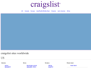craigslist.org rendered by Sashfold