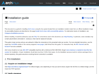wiki.archlinux.org rendered by Sashfold