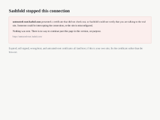 untrusted-root.badssl.com rendered by Sashfold