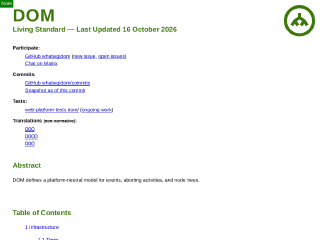 dom.spec.whatwg.org rendered by Sashfold