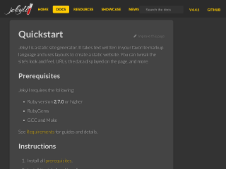 jekyllrb.com rendered by Sashfold