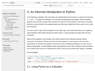 docs.python.org rendered by Sashfold