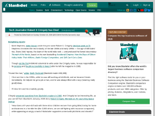 slashdot.org rendered by Sashfold