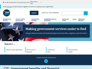 usa.gov rendered by Sashfold