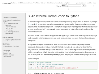 docs.python.org rendered by Sashfold