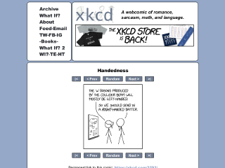 xkcd.com rendered by Sashfold